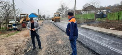 Strada Ion Creangă din comuna Larga Nouă, reabilitată integral prin Programul „Bugetul-Plus”