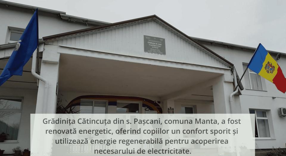 O grădiniță din comuna Manta, raionul Cahul, a ajuns să aibă factură zero la energia electrică, datorită energiei solare