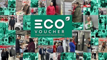 EcoVoucher: aproximativ  20 milioane de lei, economisiți de către toți beneficiarii programului, în 2025, prin achiziția de electrocasnice eficiente energetic