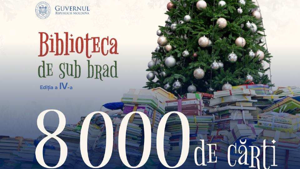 „Biblioteca de sub brad”, ediția a patra: Au fost colectate circa 8000 de cărți 