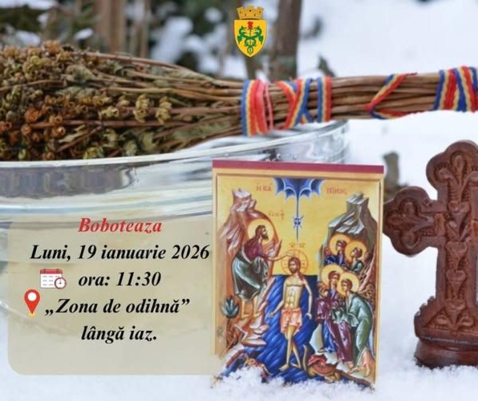 Primăria orașului Cantemir organizează sărbătoarea „Botezul Domnului”