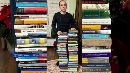 Primarul din Cahul a citit 101 cărți în 2025: „Nu există prieten mai loial decât cărțile”