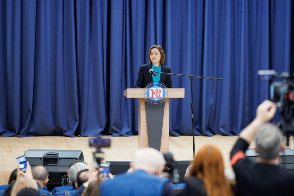 Maia Sandu: În Găgăuzia s-a vorbit mult într-o limbă care nu riscă să dispară, iar găgăuza este în pericol