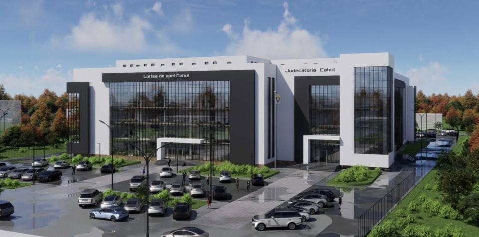 Așa ar putea arăta clădirea viitoarei Judecătorii Cahul și Curți de Apel Sud