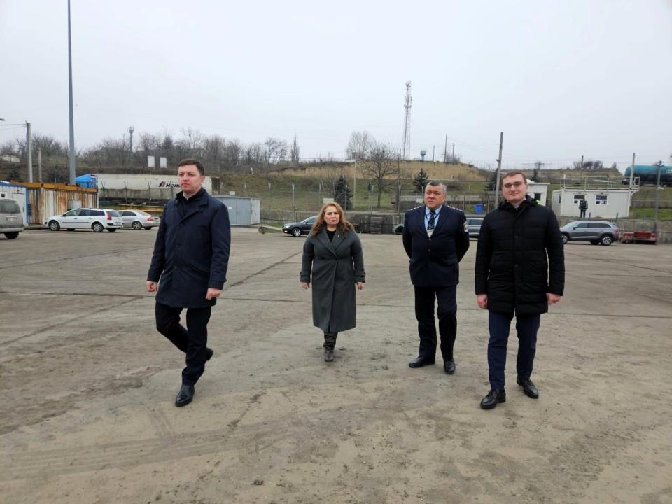 Directorul Serviciului Vamal, în vizită de lucru la posturile Giurgiulești și PIL Giurgiulești