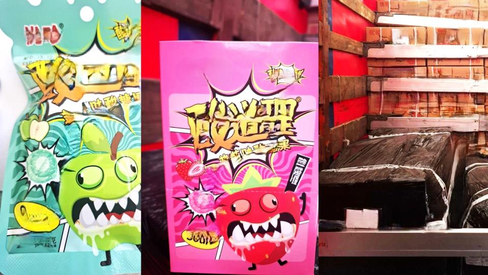 ANSA a reținut peste 5,9 tone de bomboane etichetate necorespunzător la frontiera Leușeni