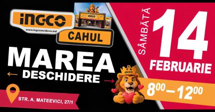 INGCO adună Cahulul la marea deschidere a noului magazin!