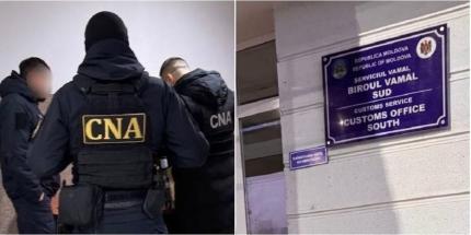 Sinteza CNA: Percheziții și arestări într-un dosar de corupție sistemică la posturile vamale Leușeni și Cahul și sechestre de peste 4 milioane de lei aplicate de ARBI