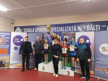 Sportivii din Cahul se remarcă la Cupa Moldovei la tenis de masă U-13