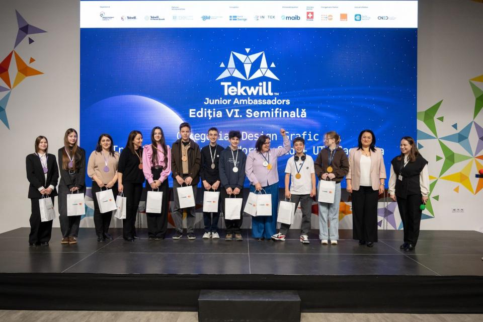 Elevii din Cahul, pe podium la semifinala națională Tekwill Junior Ambassadors