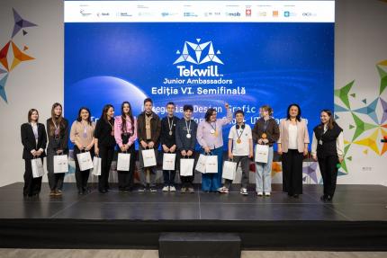 Elevii din Cahul, pe podium la semifinala națională Tekwill Junior Ambassadors