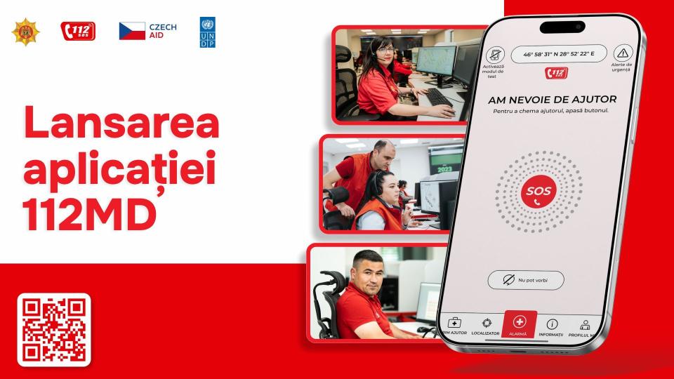 112 devine digital: aplicația 112MD, disponibilă pentru utilizatori