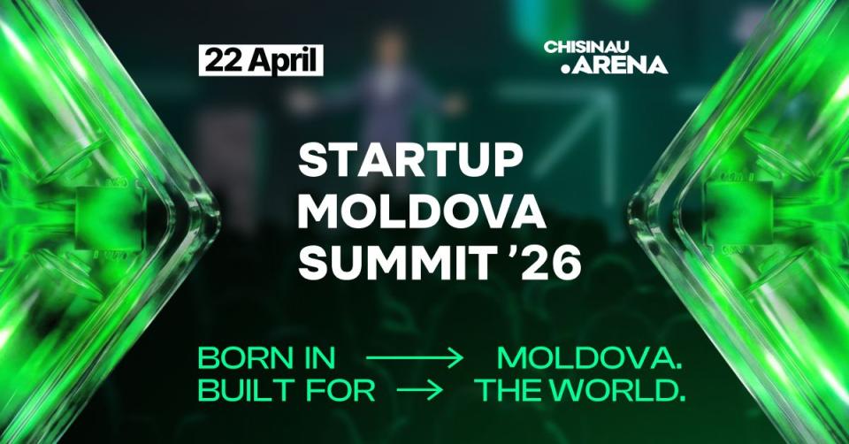 Startup Moldova Summit revine în 2026 cu cea mai amplă ediție: 2.000 de participanți, 60 de speakeri internaționali și miza de 1.000.000 USD 