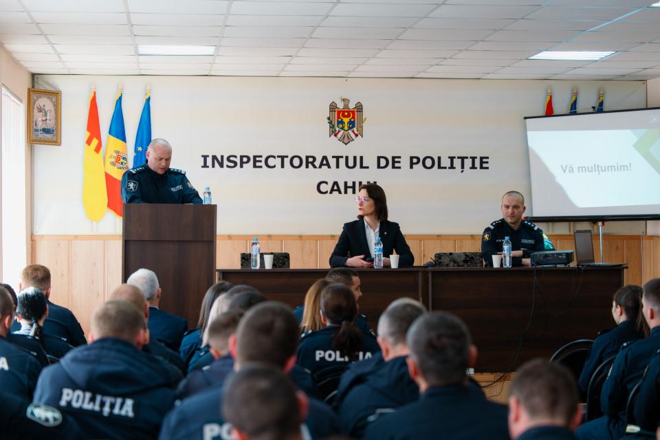 Conducerea MAI, în vizită de lucru la Cahul