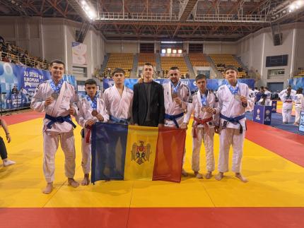 Wolfpack BJJ Cahul au adus acasă cinci medalii de la Campionatul European de Jiu‑Jitsu Newaza