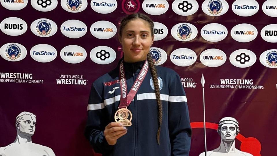 Mihaela Samoil a cucerit bronzul la Campionatul European U-23 de lupte libere