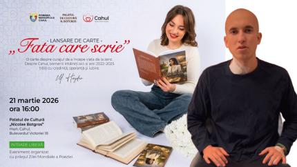 Lansare de carte la Cahul: fondurile colectate vor fi donate pentru tratamentul lui Marius Șendrea