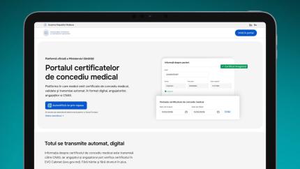 Peste 2.300 de certificate de concediu medical digital emise în prima zi