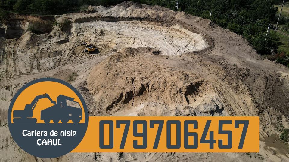 Nisip de calitate direct din carieră în CAHUL, la prețuri fără concurență