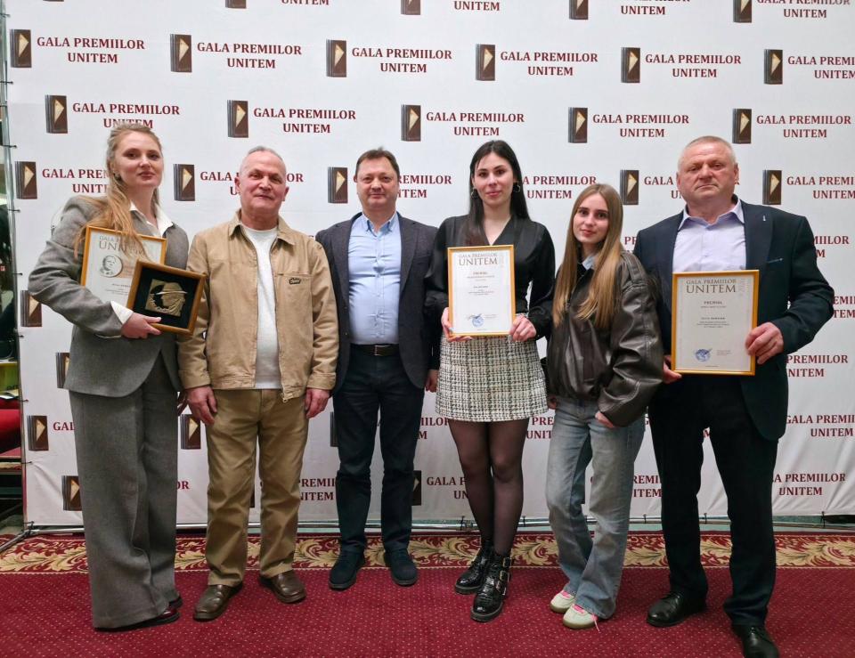 Trei premii UNITEM pentru actorii teatrului „B.P. Hașdeu” din Cahul