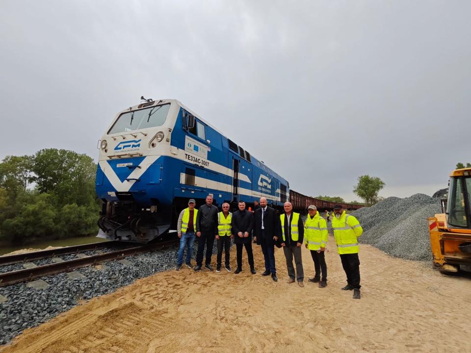Calea Ferată din Moldova reia traficul pe tronsonul strategic Cahul–Giurgiulești