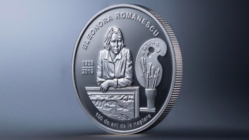 BNM lansează moneda comemorativă „Eleonora Romanescu – 100 de ani de la naștere”