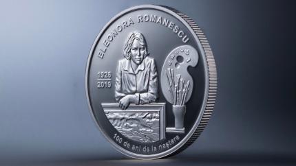 BNM lansează moneda comemorativă „Eleonora Romanescu – 100 de ani de la naștere”