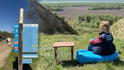 Noi trasee turistice în Lunca Prutului de Jos: „Dealul Cămilei” și „Panorama Beleului”