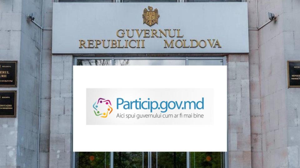 Particip.gov.md – platforma unică pentru consultările publice, modernizată de Guvern, pentru ca cetățenii să vină mai ușor și mai rapid cu propuneri