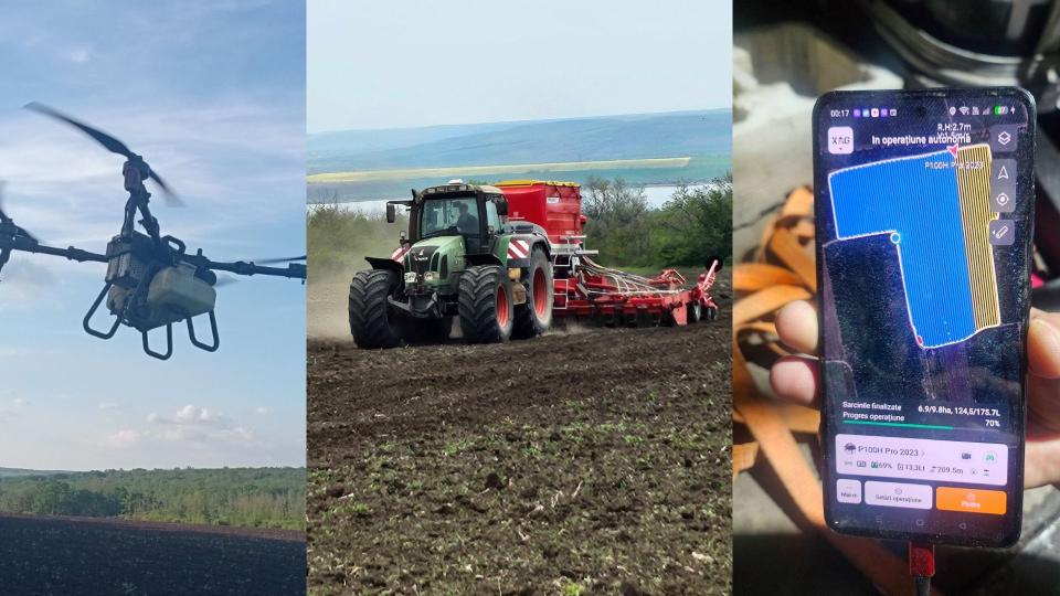 Silva-Sud Cahul: semănături mecanizate și stropiri cu drona pentru protecția culturilor forestiere