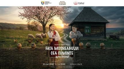 Spectacol pentru copii la Cahul: Studioul Teatral „Masca” prezintă „Fata moșneagului cea cuminte”