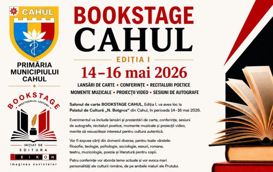 Maraton cultural la Cahul: Trei zile de cărți, conferințe și personalități de marcă la prima ediție a BOOKSTAGE