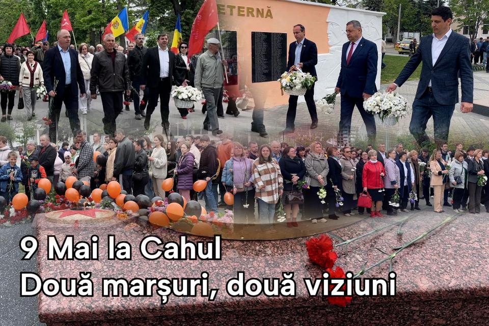 9 mai la Cahul. Două marșuri, două viziuni / VIDEO #no_comment