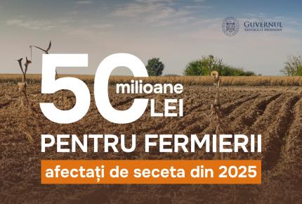 Guvernul alocă 50 de milioane de lei pentru fermierii afectați de seceta din 2025