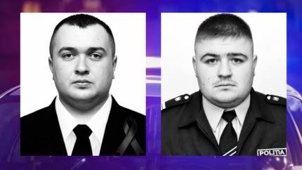 Moment de reculegere în memoria celor doi polițiști decedați în timpul serviciului. Sirenele autospecialelor vor răsuna simultan în toată țara