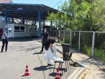 Exercițiu de simulare a unui incident biologic transfrontalier, desfășurat la PTF Cahul
