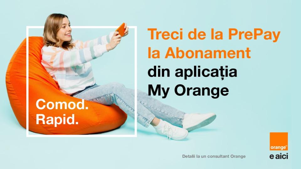 De la PrePay la Abonament direct din aplicația My Orange: o nouă premieră digitală oferită de Orange Moldova 