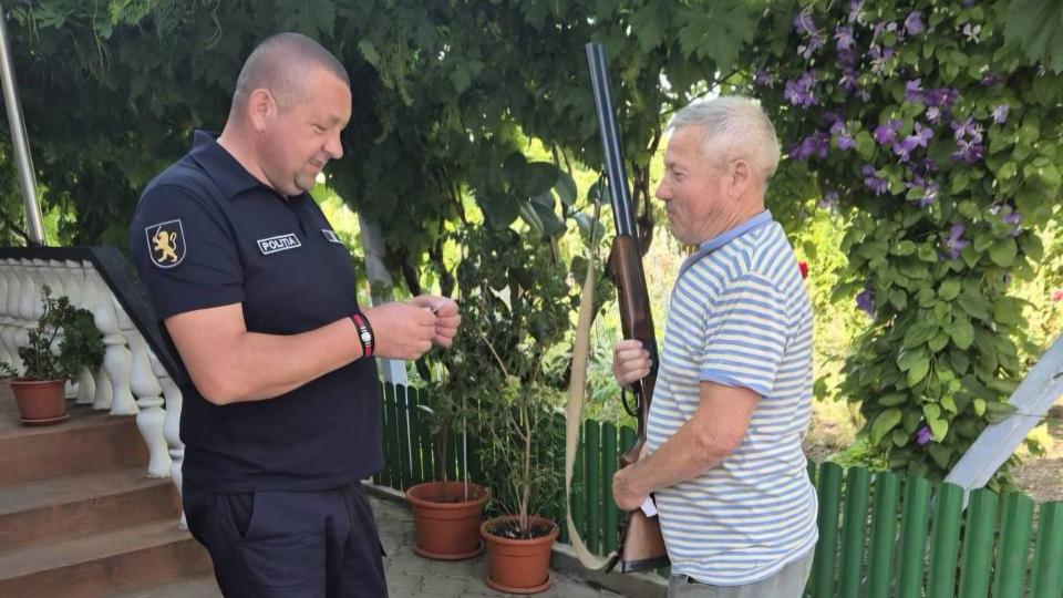 Cinci arme, ridicate de polițiștii din Cahul în cadrul operațiunii „Arsenal”