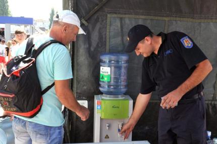 IGSU a instalat 14 corturi anticaniculă în mai multe raioane ale țării, inclusiv la Cahul