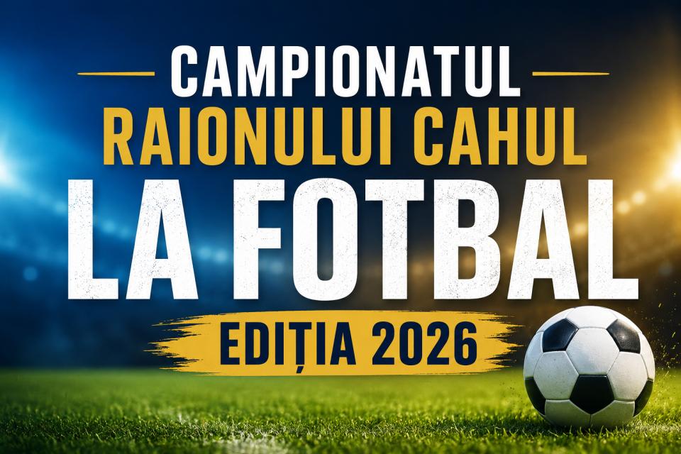 Campionatul raionului Cahul la fotbal, ediția 2026, a dat startul competiției. 12 echipe luptă pentru trofeu