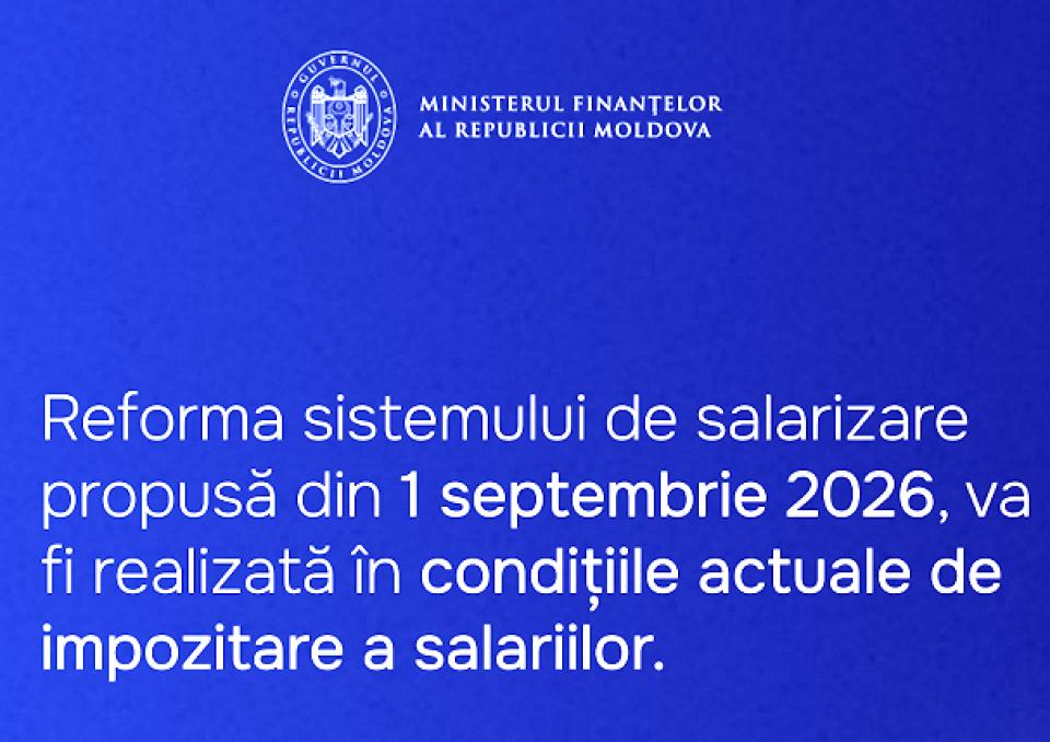Reforma salarială din sectorul bugetar nu schimbă impozitele și contribuțiile sociale, precizează autoritățile