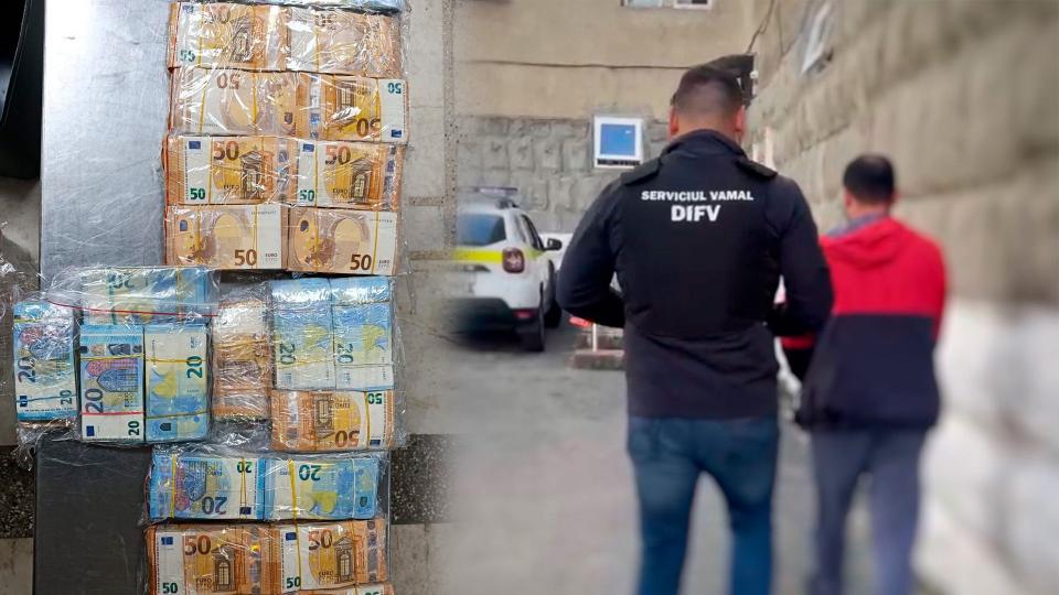 Tentativă de contrabandă cu 168.000 de euro, deconspirată la postul vamal Leușeni