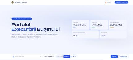 Cetățenii pot urmări cum sunt cheltuiți banii publici pe un portal lansat de Ministerul Finanțelor