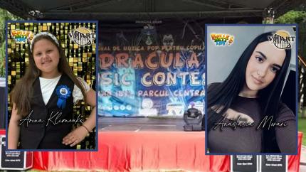 Două tinere din Cahul au cucerit patru trofee la „Dracula Music Contest” din România