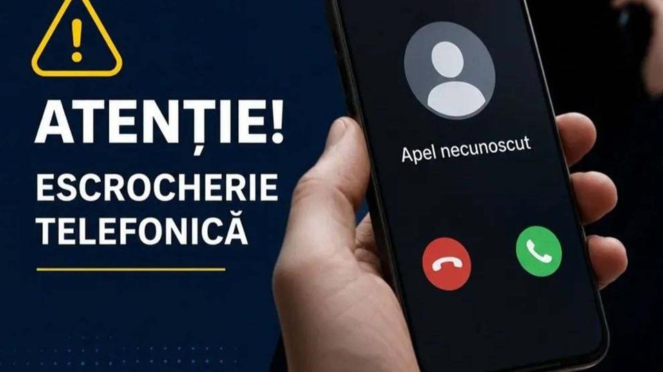 Peste 2 milioane de lei, prejudiciu în urma escrocheriilor telefonice. Poliția anunță noi cazuri și avertizează cetățenii