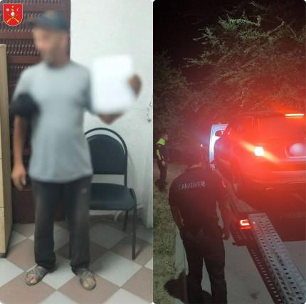 Carabinierii au depistat la Cahul un șofer în stare de ebrietate și un bărbat dat în căutare