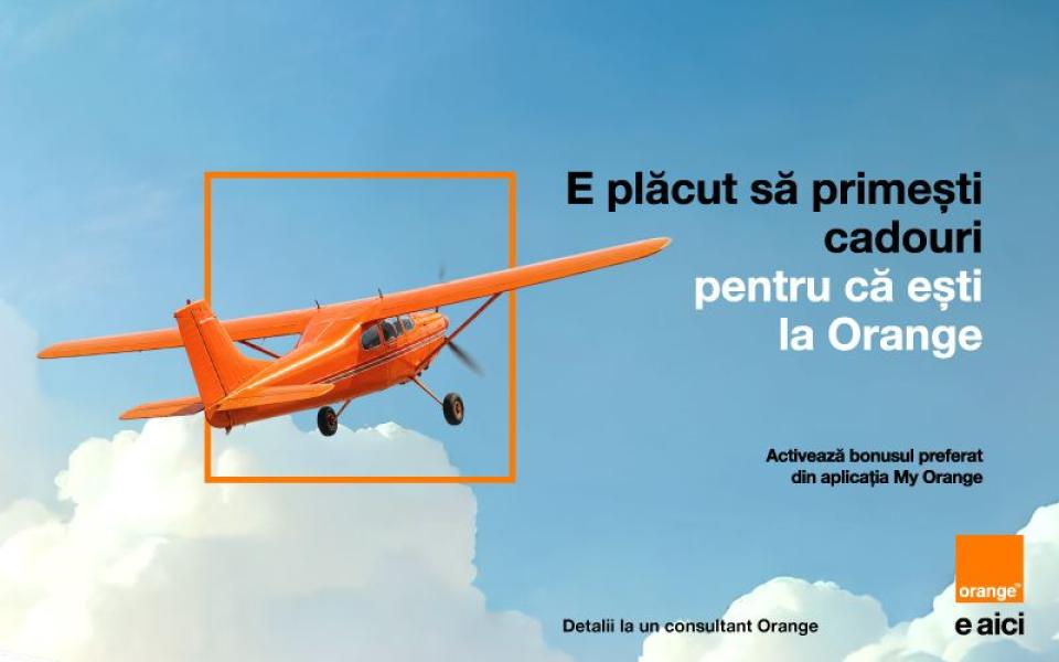 E plăcut să primești: Orange le oferă clienților bonusuri la alegere, direct din My Orange 
