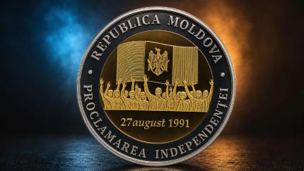 BNM lansează în circulație două monede dedicate aniversării a 35-a de la Proclamarea Independenței Republicii Moldova