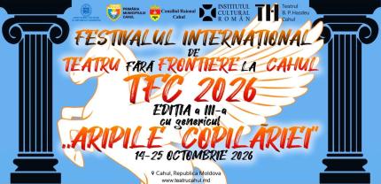 Festivalul Internațional „Teatru Fără Frontiere” revine la Cahul. 12 zile de spectacole pentru copii și tineret