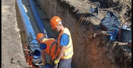 Peste 22 de kilometri de conducte, instalați în cadrul proiectului de alimentare cu apă Cahul–Vulcănești